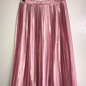 My Amelia James Monroe Pleated Skirt Pink NWT